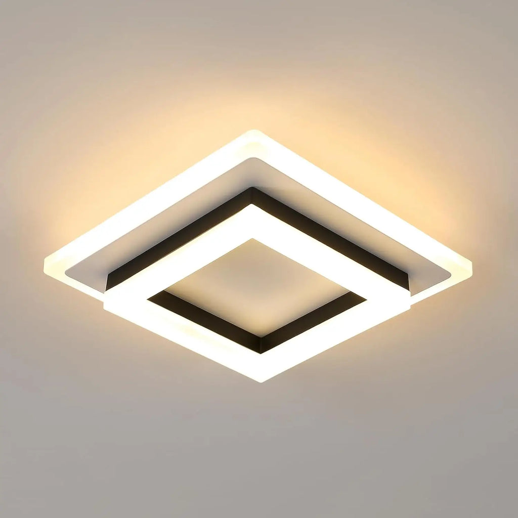 LED Ceiling Light, 24W Modern Ceiling Lamp for Bedroom 3000K - Multi Shop24