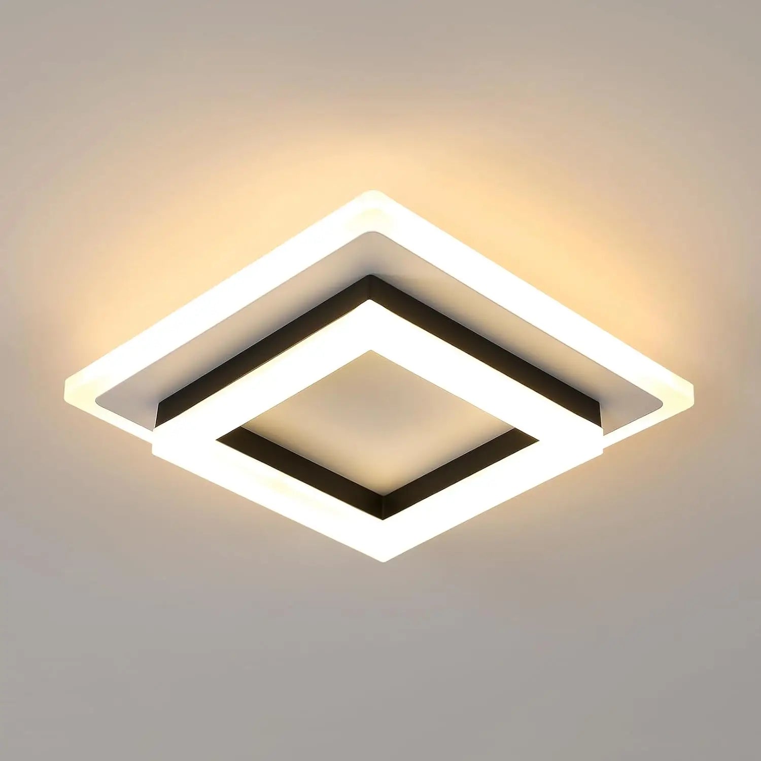 LED Ceiling Light, 24W Modern Ceiling Lamp for Bedroom 3000K - Multi Shop24