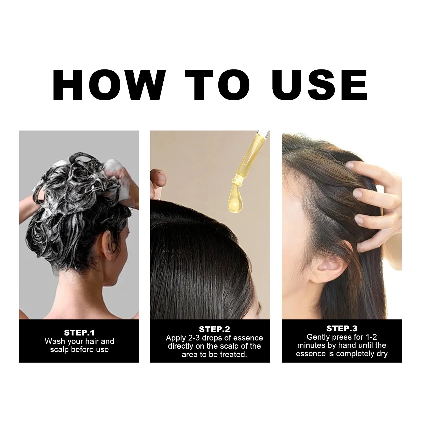 Hoegoa 30ml Castor Oil Hair Thickening Essential Oil Nourish