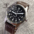 Tandorio 39mm 20BAR Dive Pilot Men's Automatic Steel Watch Multi Shop24