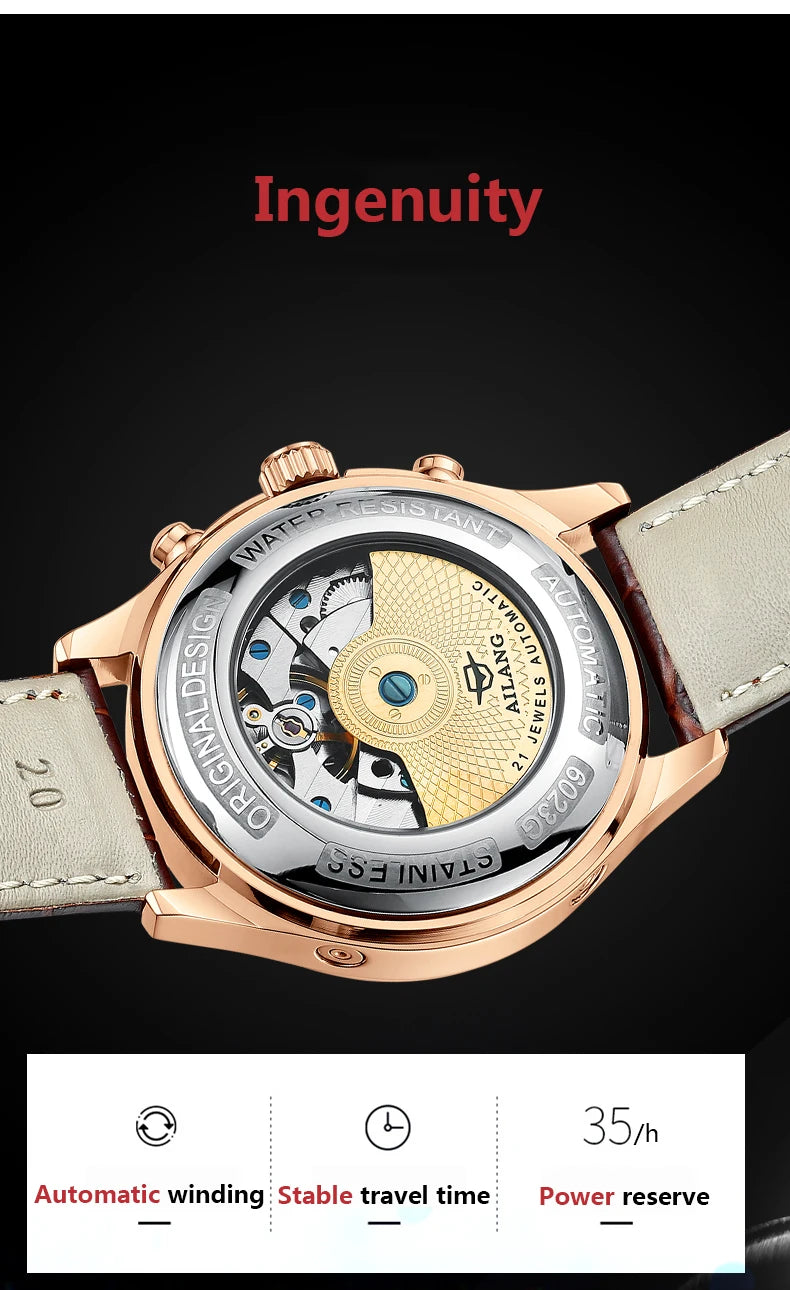 AILANG Men Automatic Mechanical Watches Multi Shop24