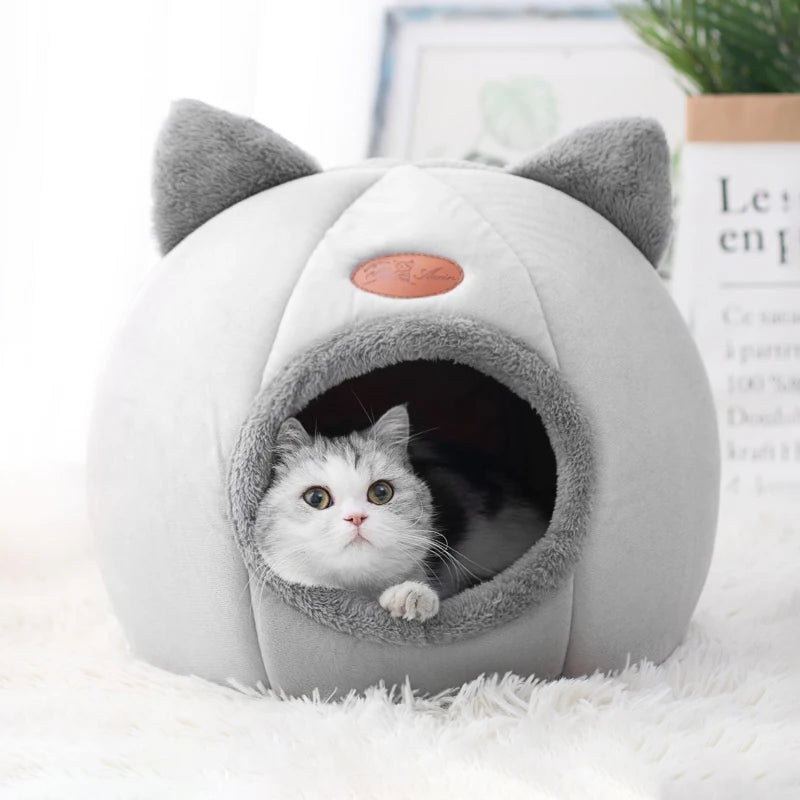 New Deep Sleep 2026 Comfort In Winter Cat Bed Iittle Mat Basket Small Dog House Products Pets Tent Cozy Cave Nest Indoor Cama Gato MultiShop24