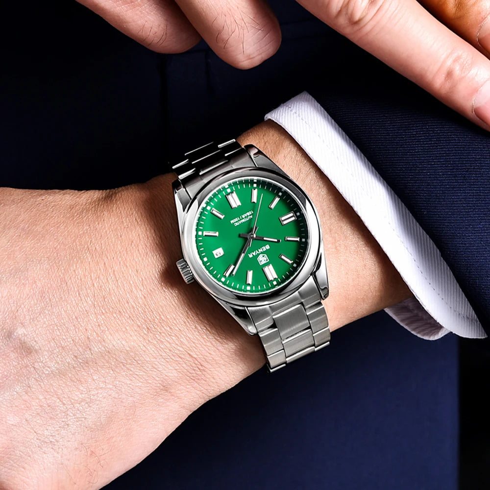 BENYAR New Luxury Automatic Watch 10Bar Waterproof Stainless Steel Men Multi Shop24