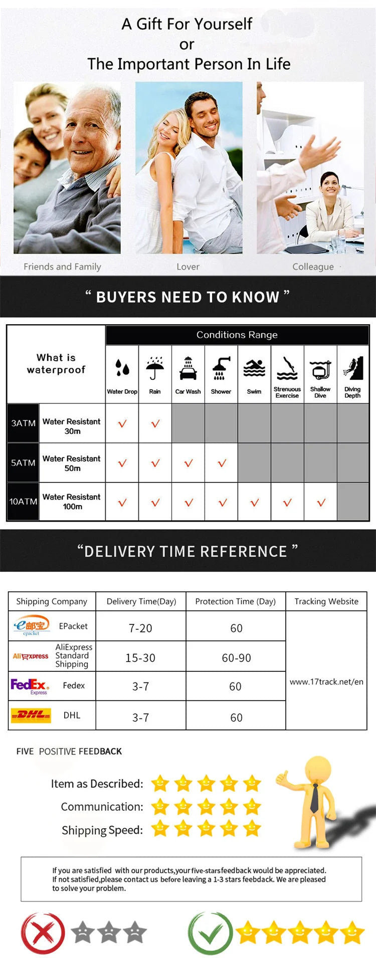 AILANG Fashion Skeleton Mechanical Watch Top Brand Luxury Men's Multi Shop24