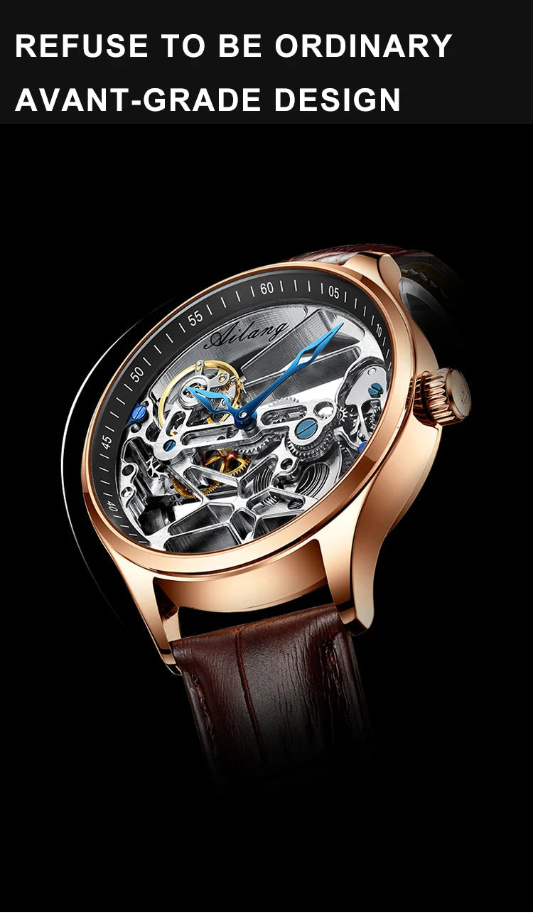 AILANG Skeleton Mechanical Mens Watches Top Brand Luxury Multi Shop24