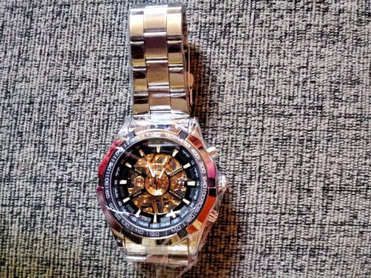 Forsining 2021 Stainless Steel Waterproof Mens Skeleton Watches Top Brand Multi Shop24