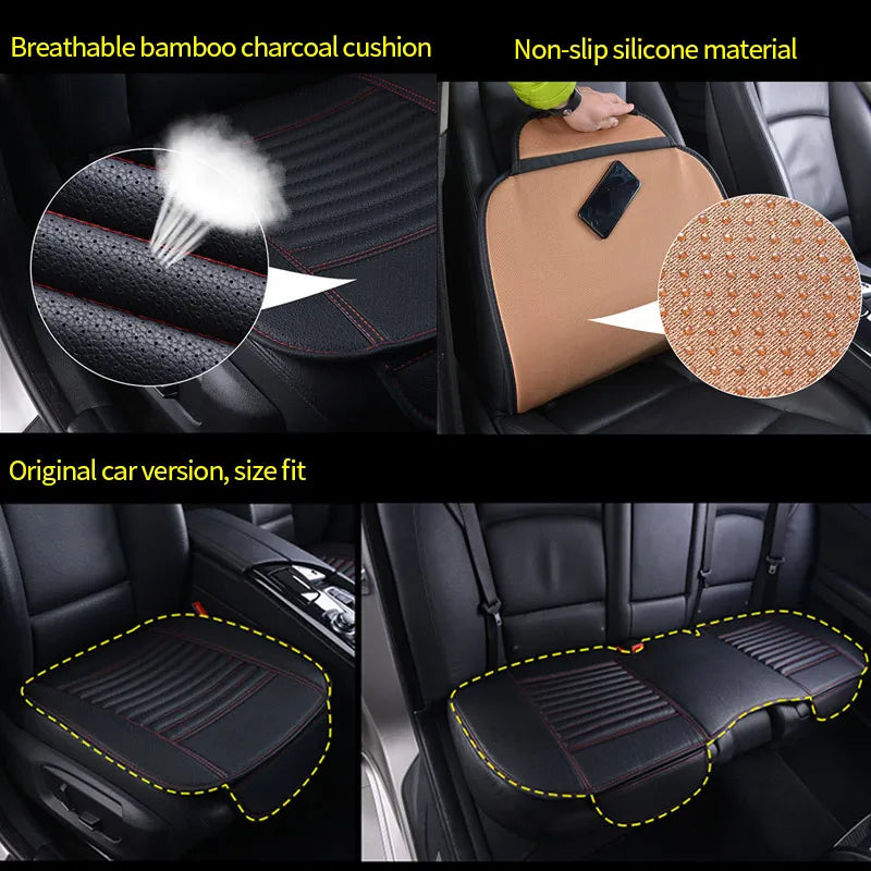 SEAMETAL PU Leather Car Seat Cover Universal Vehicle Seat - Multi Shop24