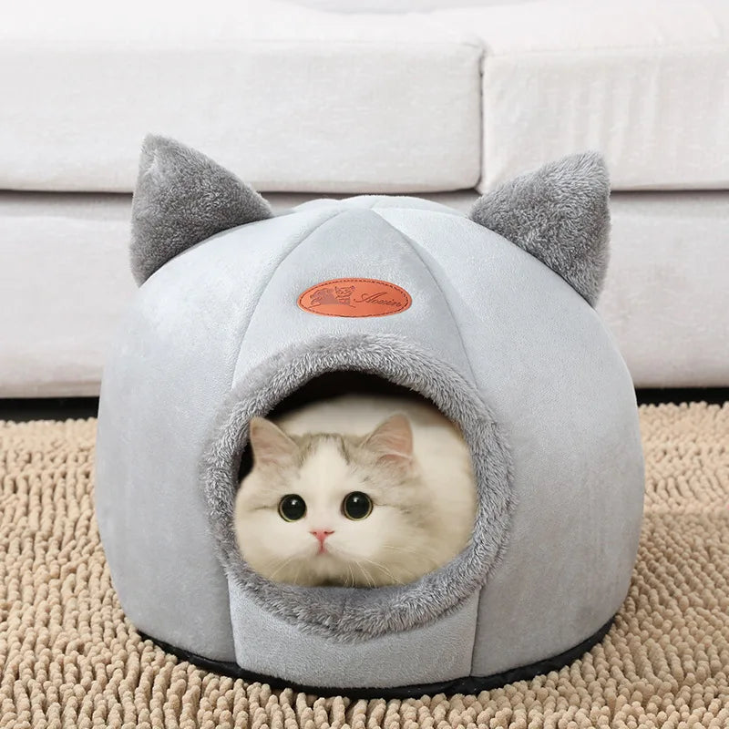 New Deep Sleep 2026 Comfort In Winter Cat Bed Iittle Mat Basket Small Dog House Products Pets Tent Cozy Cave Nest Indoor Cama Gato MultiShop24