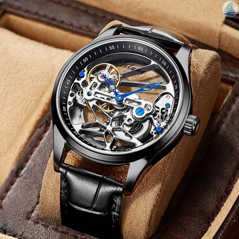 AILANG Skeleton Mechanical Mens Watches Top Brand Luxury Multi Shop24