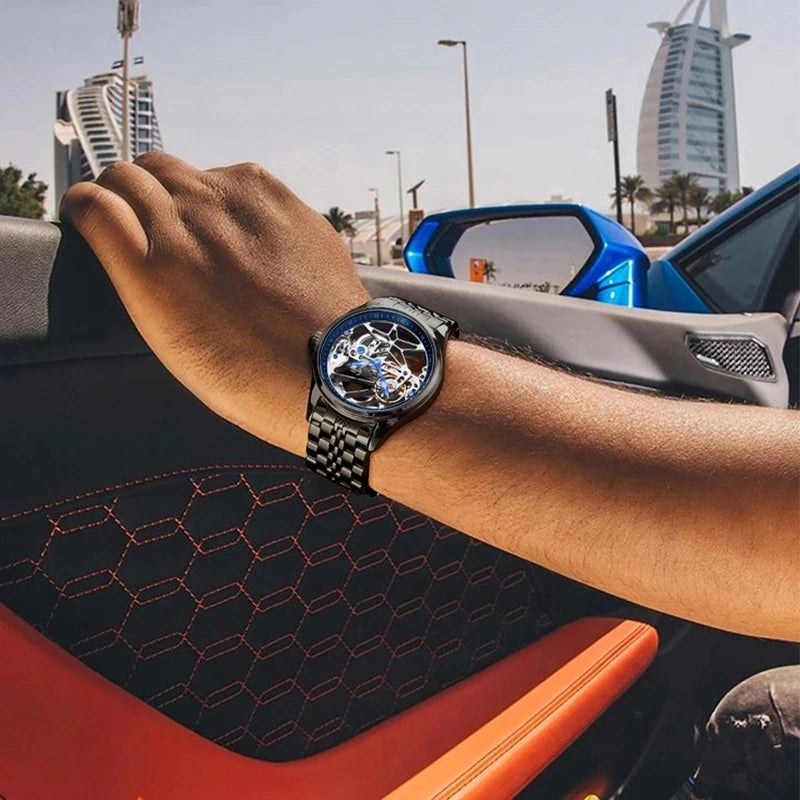 AILANG Skeleton Mechanical Mens Watches Top Brand Luxury Multi Shop24