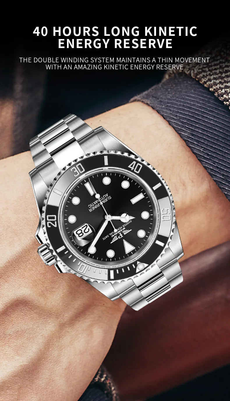 Reloj Hombre PINDU DESIGN Water Ghost Men Mechanical Wristwatch 40MM Luxury Multi Shop24