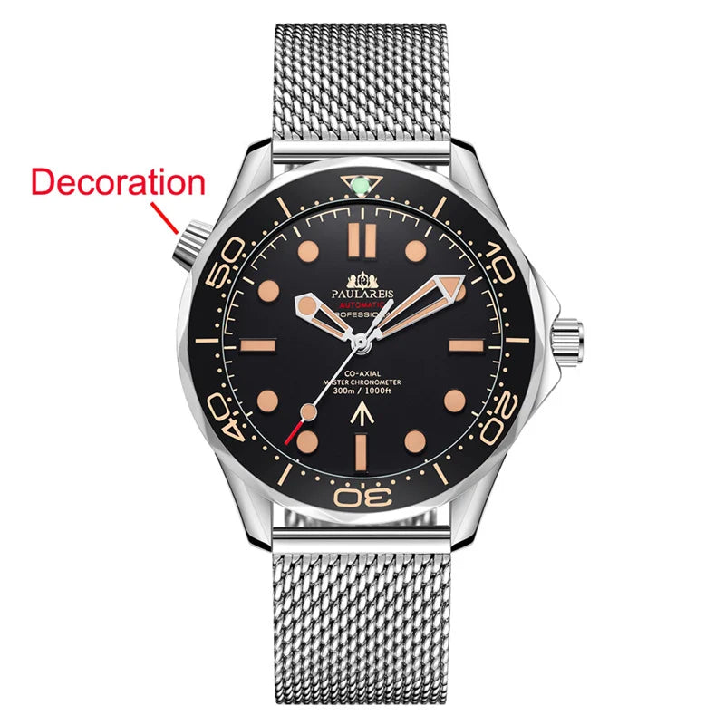 Classic Business Watch for Men Automatic Mechanical Watches Top Brand Luxury Stainless Steel Belt Mens Wristwatch Relogio Reloj Multi Shop24