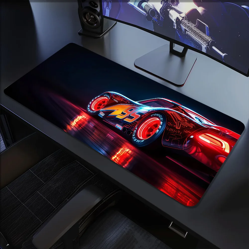 Cartoon Rayo Cute M-Mc-Queen 95 Car Mouse Pad Large Desk Mat Keyboard Multi Shop24