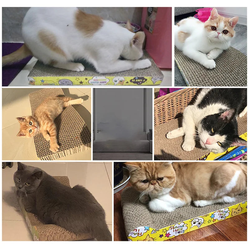 Cat Toys cat scraper sharpening claw cardboard corrugated board Multi Shop24