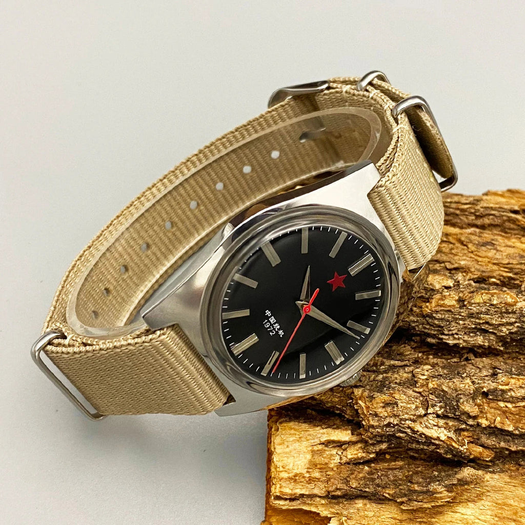 Red Stars 36MM Hand-Wind Mechanical Watch Multi Shop24