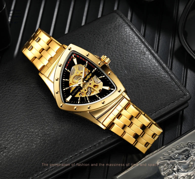 Winner Military Triangle Steel Skeleton Automatic Multi Shop24