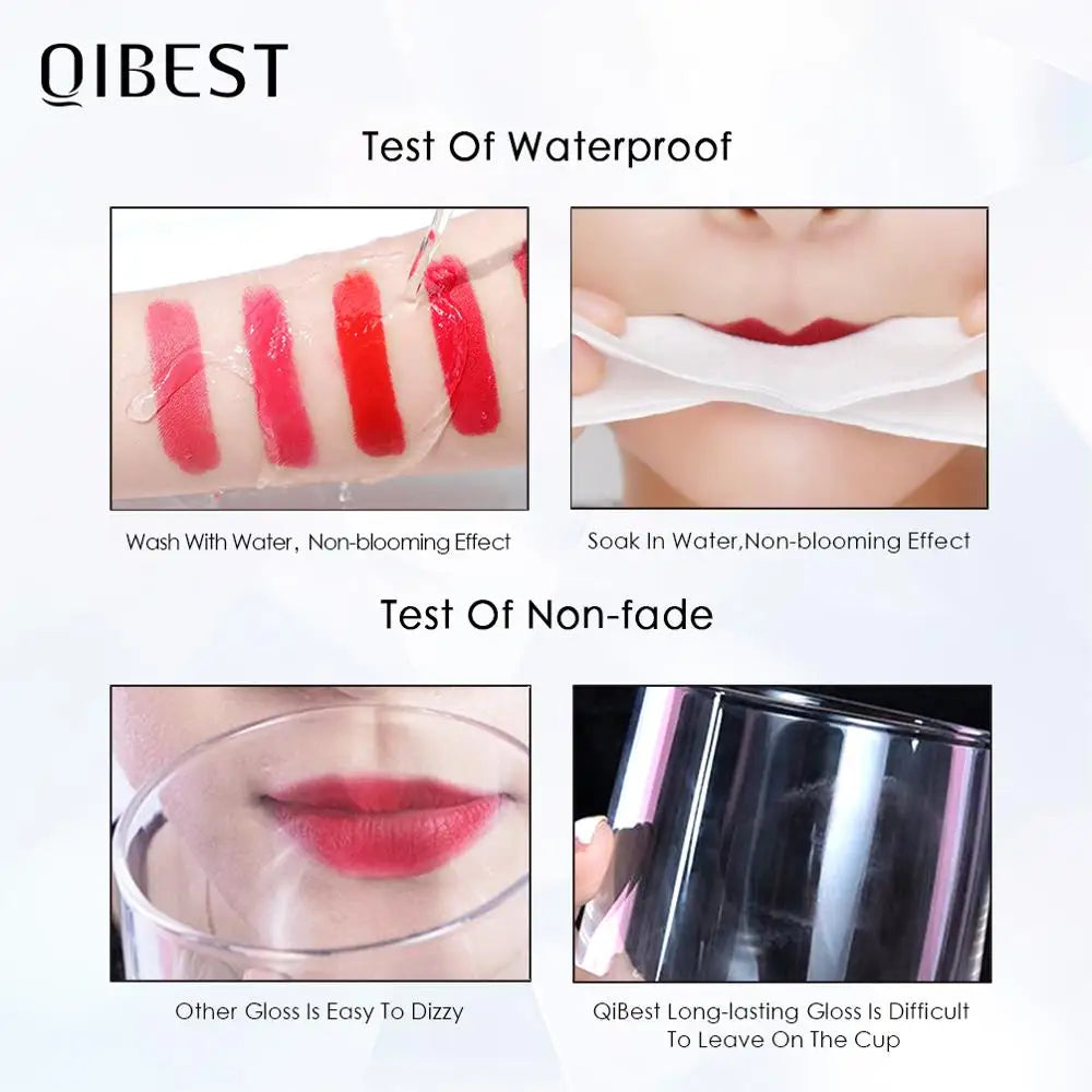 QIBEST Sexy Velvet Matte Lip Gloss Liquid Lipstick Makeup For Women - Multi Shop24