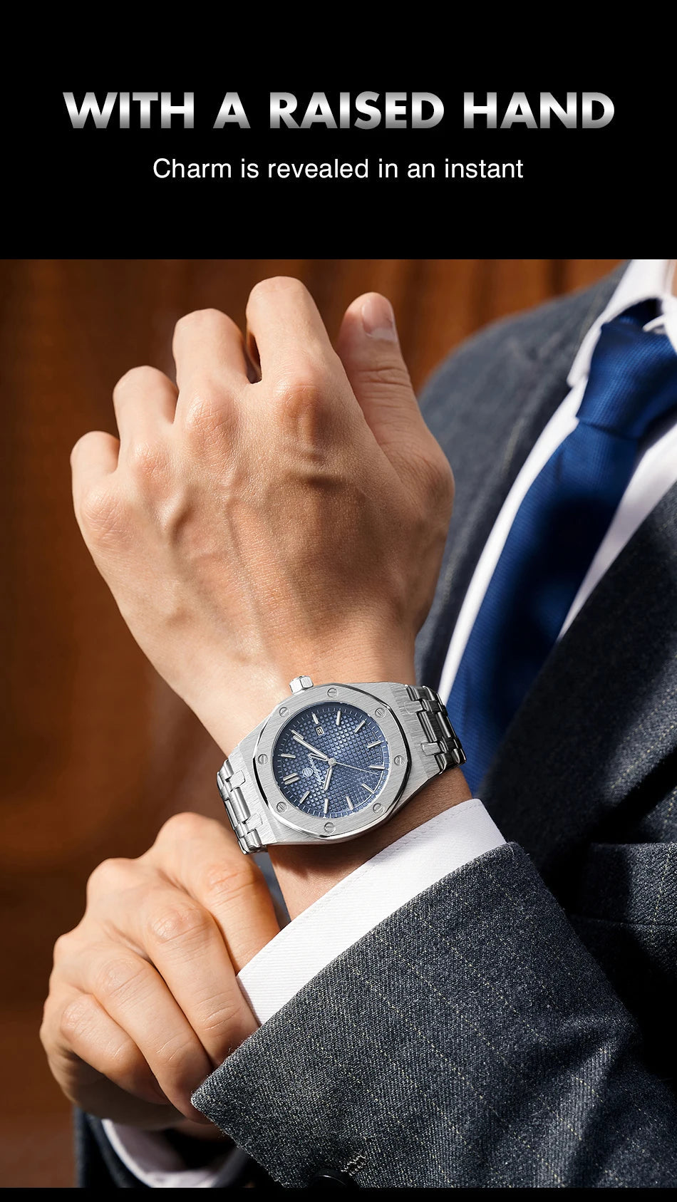 PAAZOMU Luxury Business Man Wristwatch Waterproof Luminous Date Men Multi Shop24