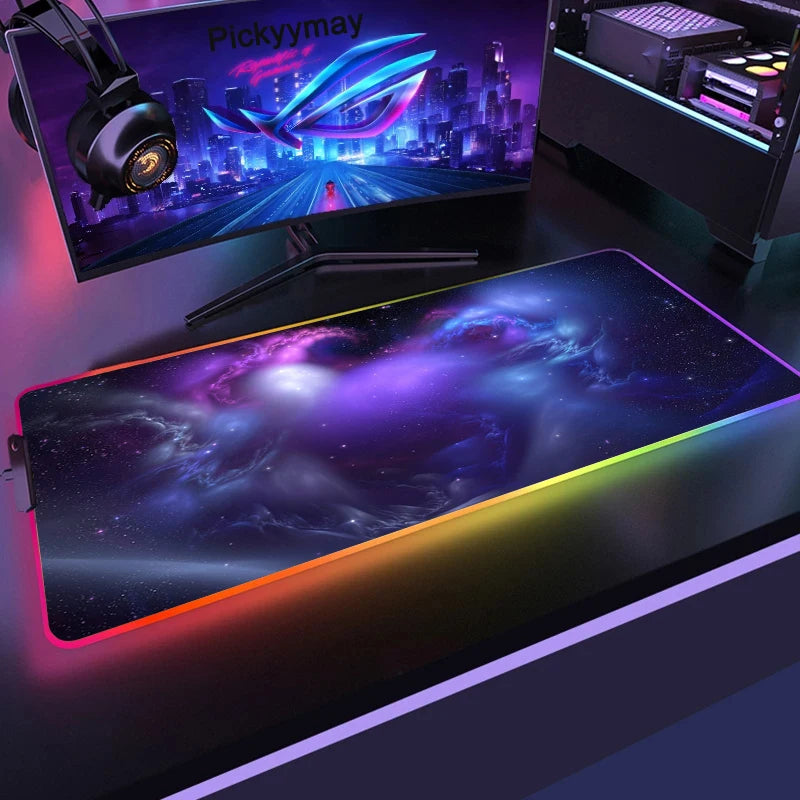 RGB Keyboard Mat XXL 90x40cm Multi Shop24