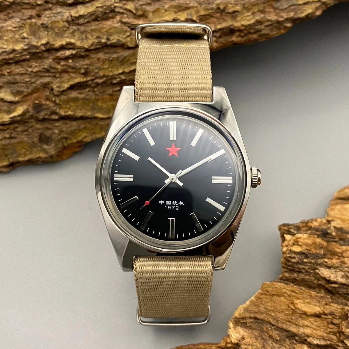 Red Stars 36MM Hand-Wind Mechanical Watch Multi Shop24