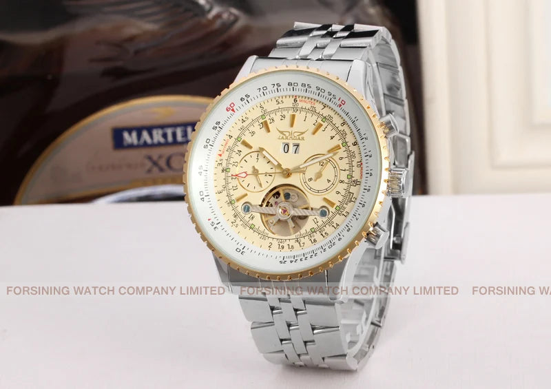 JARAGAR Original Big Dial Tourbillon Chronograph Automatic Man Watches Multi Shop24