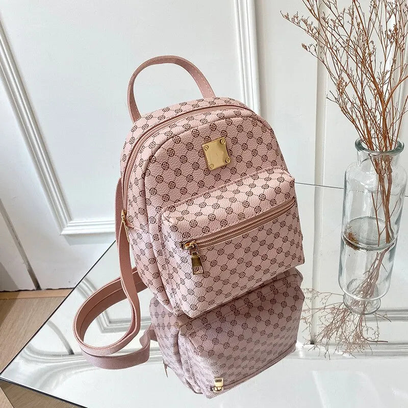 Classic Women Backpack 2026 Fashion School Bags Female Daily Shopping Girl Backpacks Schoolbags MultiShop24