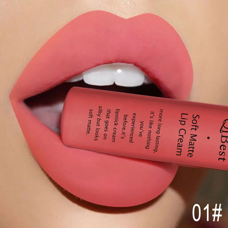 QIBEST Sexy Velvet Matte Lip Gloss Liquid Lipstick Makeup For Women - Multi Shop24
