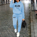 Autumn Winter Women's Sets 2pcs Hoodies Pants Suit Sports Outfits 2025 MILANO Letter Print Aesthetic Clothes Ladies Tracksuit MultiShop24