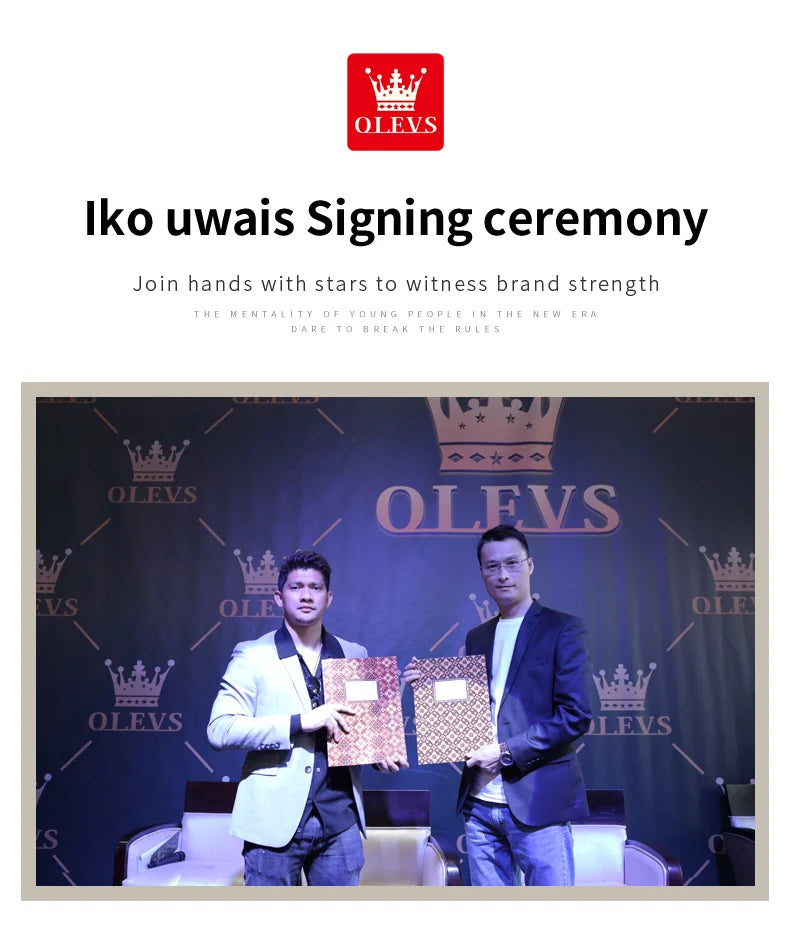 OLEVS 6698 Mens Watch Luxury Dress Brand Moon Phase Automatic Multi Shop24