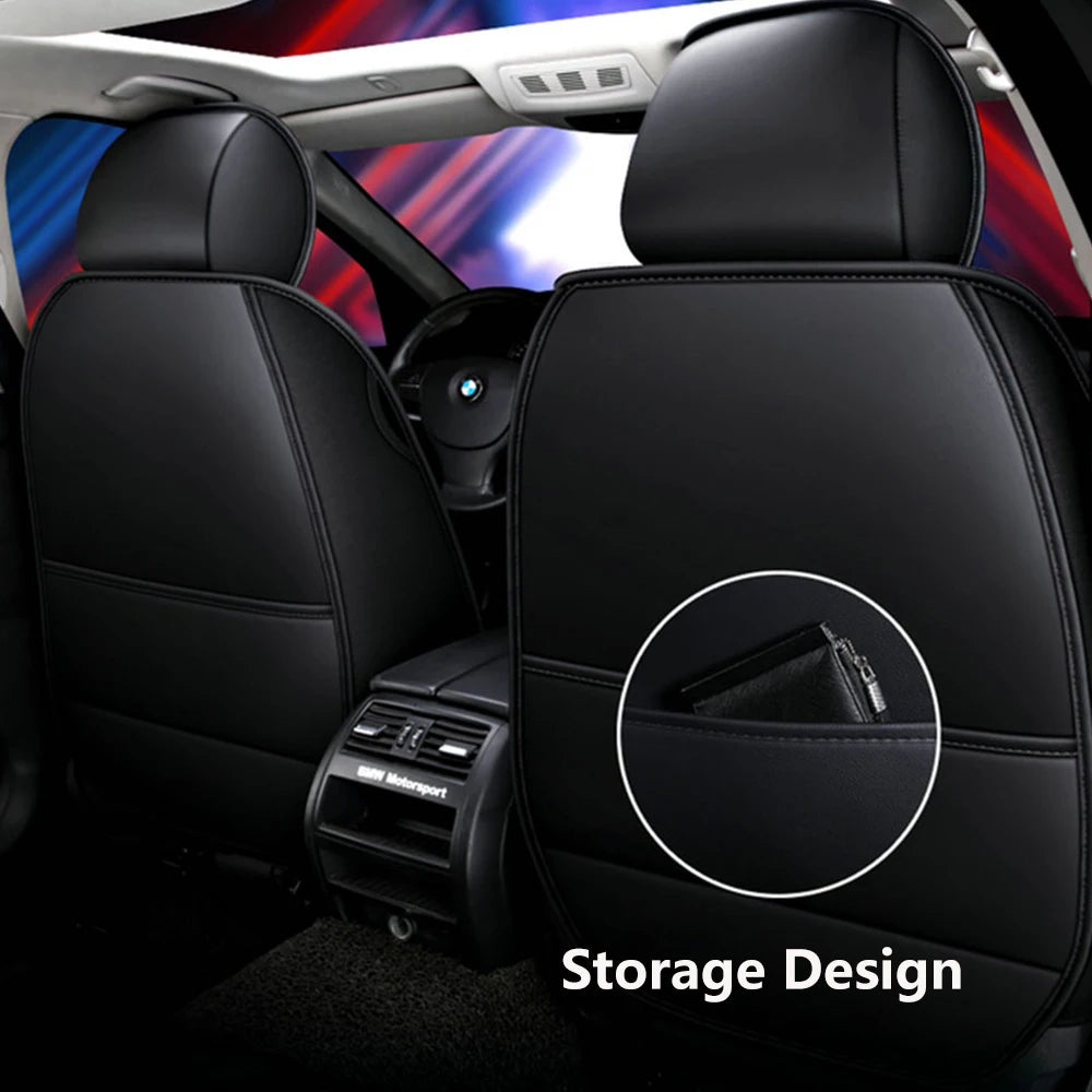 Elegant Universal Faux Leather Car Seat Cover by Tand: Easy-Clean, Comfort Design - Multi Shop24