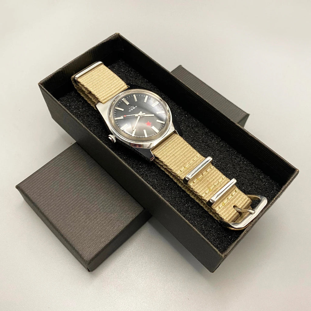 Red Stars 36MM Hand-Wind Mechanical Watch Multi Shop24