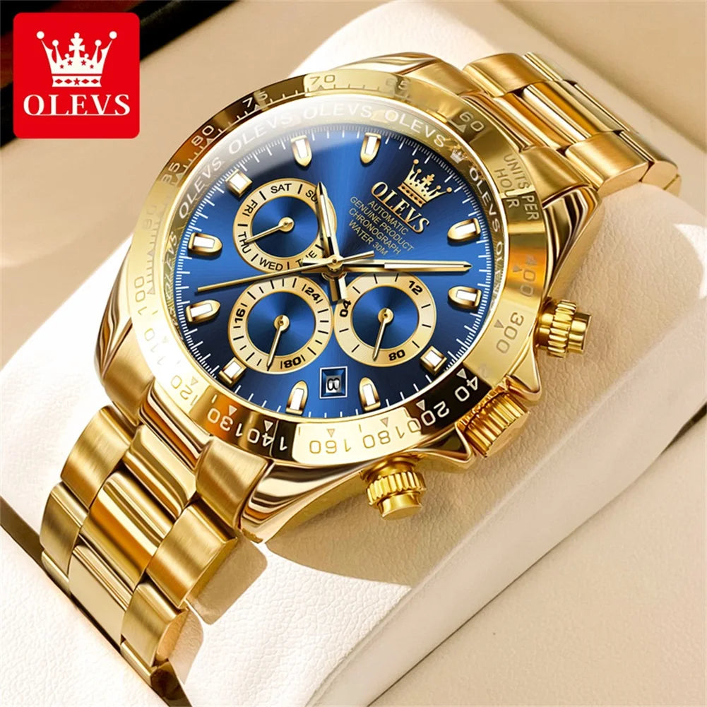 OLEVS 6638 TOP Brand Automatic Mechanical Watch for Men Multi-function Multi Shop24