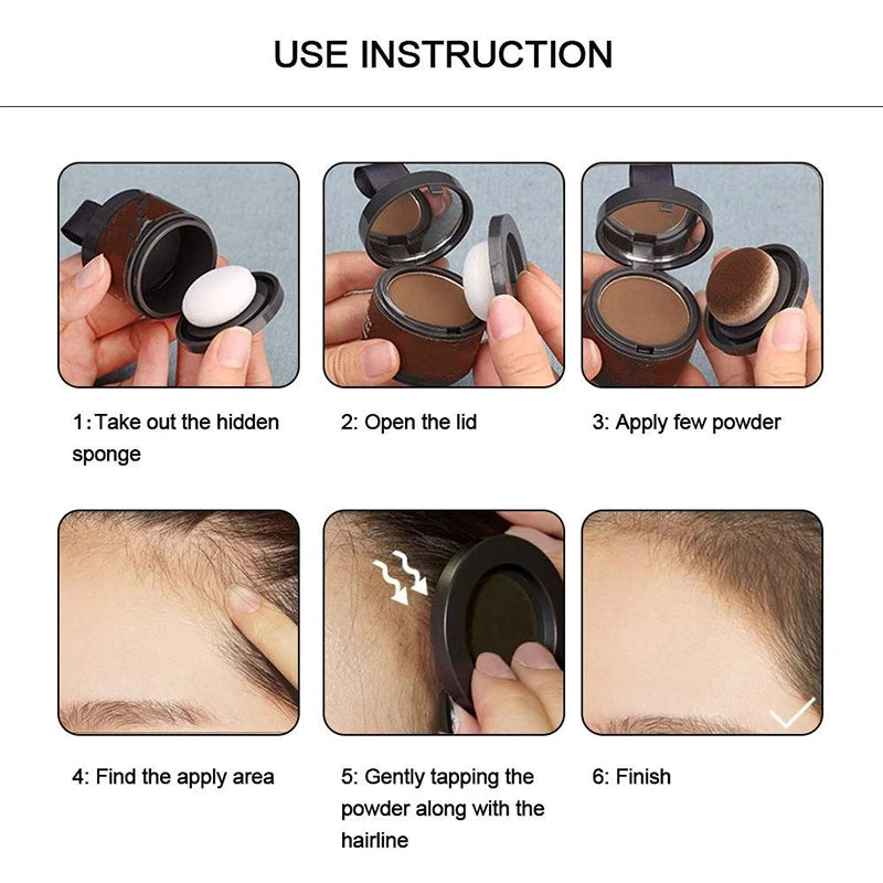 Hairline Powder Instantly Conceals Hair Root Touch Hair Powder