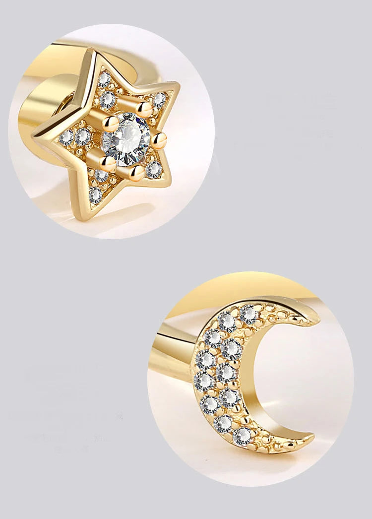 VENTFILLE 925 Sterling Silver Sunflower Diamond Zircon Rotatable Ring For Women