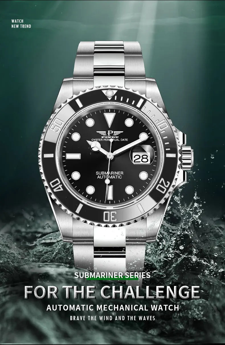 Reloj Hombre PINDU DESIGN Water Ghost Men Mechanical Wristwatch 40MM Luxury Multi Shop24