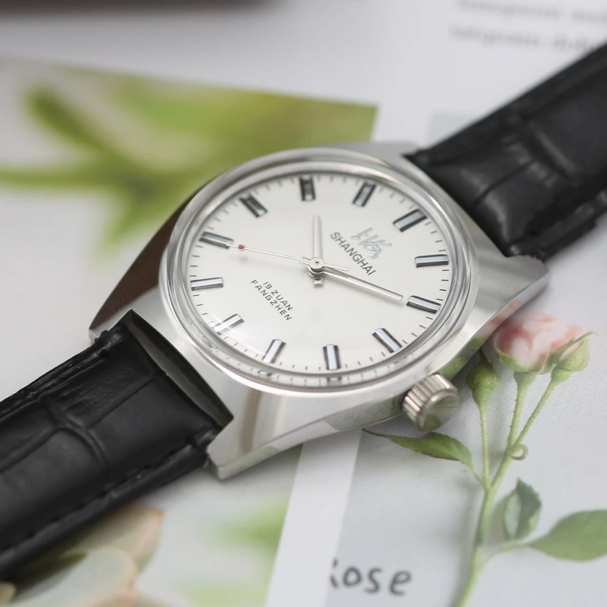 Shanghai Watches Sterile Dial Bauhaus Design 36mm Men's Multi Shop24