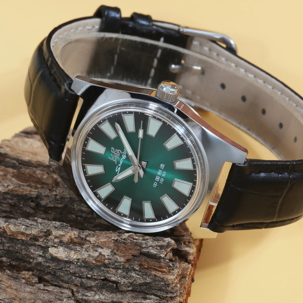 Shanghai 36MM Hand-Wind Mechanical Watch 7120 Waterproof Multi Shop24