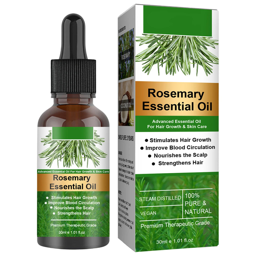 Rosemary Essentiall Oil Hair Growth Products Organic Hair Products Scalp Hair