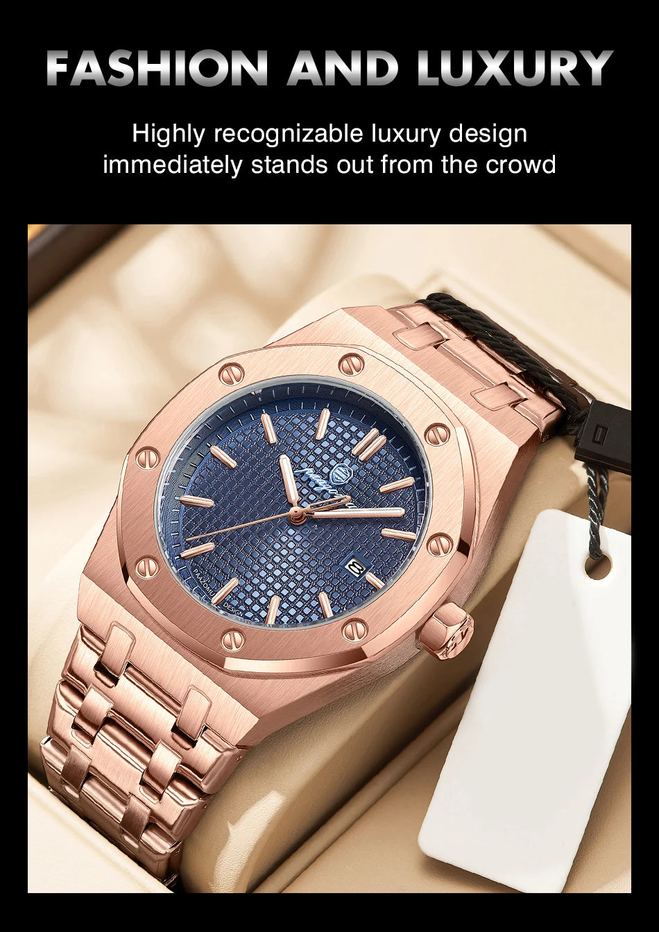 PAAZOMU Luxury Business Man Wristwatch Waterproof Luminous Date Men Multi Shop24