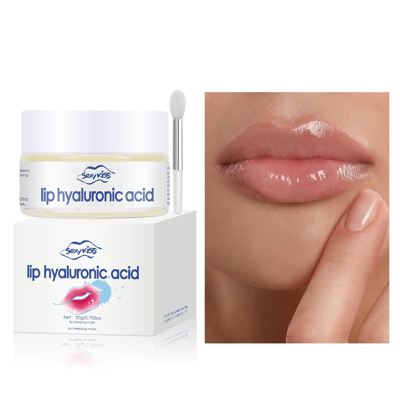 Hyaluronic acid collagen Sleep lip mask 20g deep hydration lasting