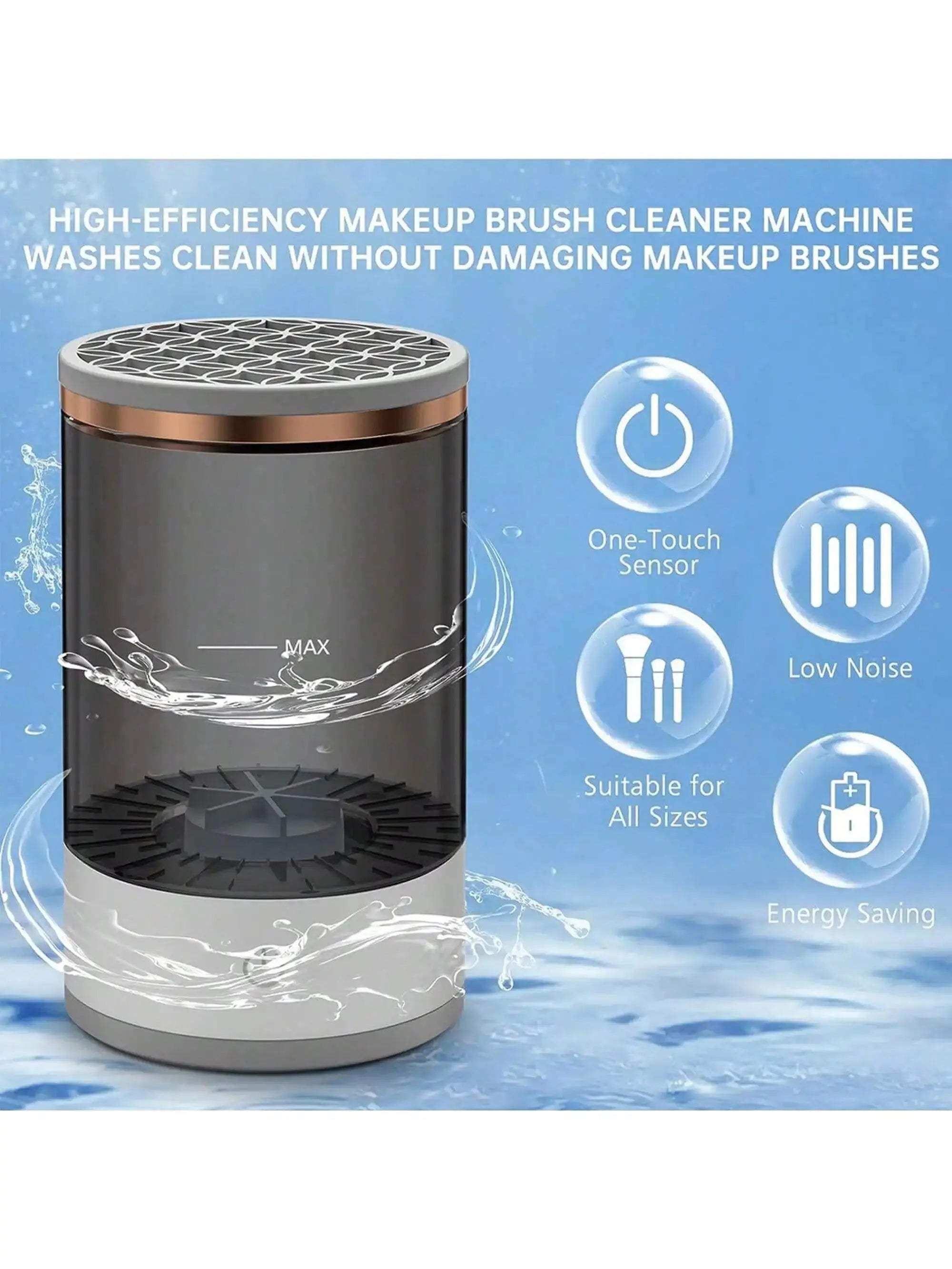 Electric Makeup Brush Cleaner Machine MultiShop24