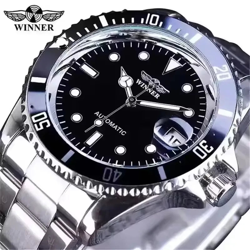WINNER 002 Fashion Accessories Men's Automatic Mechanical Watch Luxury Multi Shop24