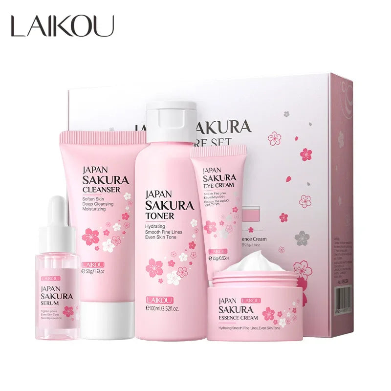 LAIKOU Sakura Kit Skin Care Sets Product  Korean Skincare Set