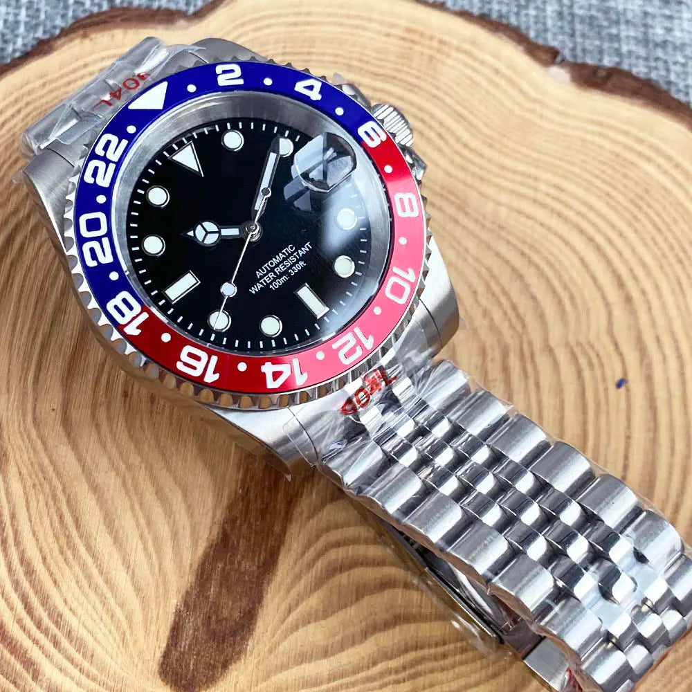 Miyota 8215 PT5000 Stainless Steel 40mm Dive Automatic Men Multi Shop24