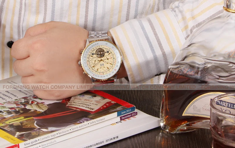JARAGAR Original Big Dial Tourbillon Chronograph Automatic Man Watches Multi Shop24