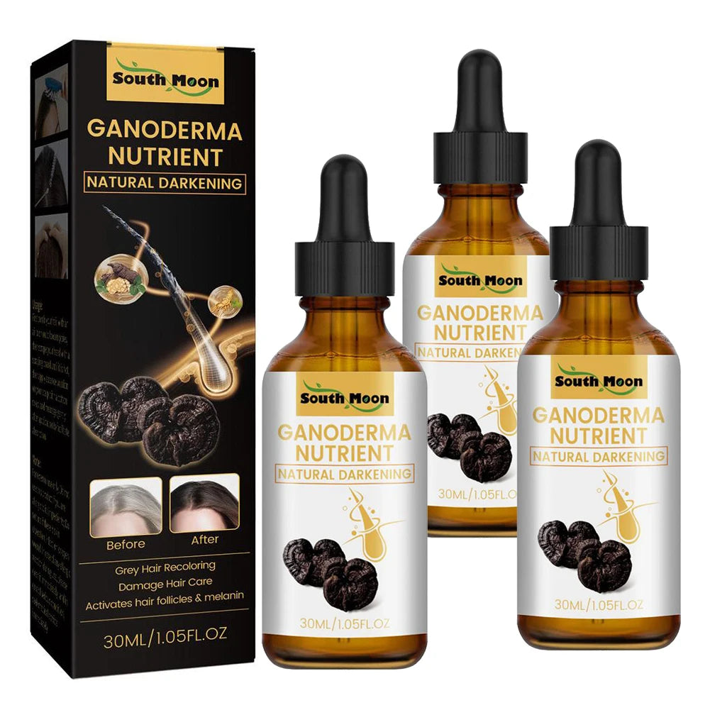 Gray White Hair Treatment Serum White To Black Natural Hair