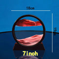 3D Moving Sand Art Picture Round Glass Deep Sea Sandscape Hourglass Multi Shop24