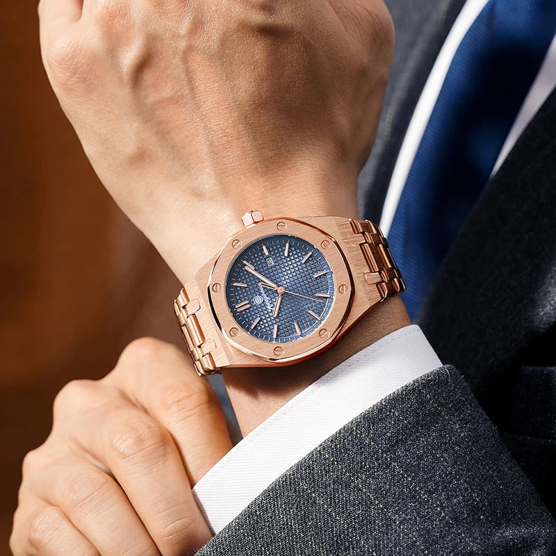 PAAZOMU Luxury Business Man Wristwatch Waterproof Luminous Date Men Multi Shop24