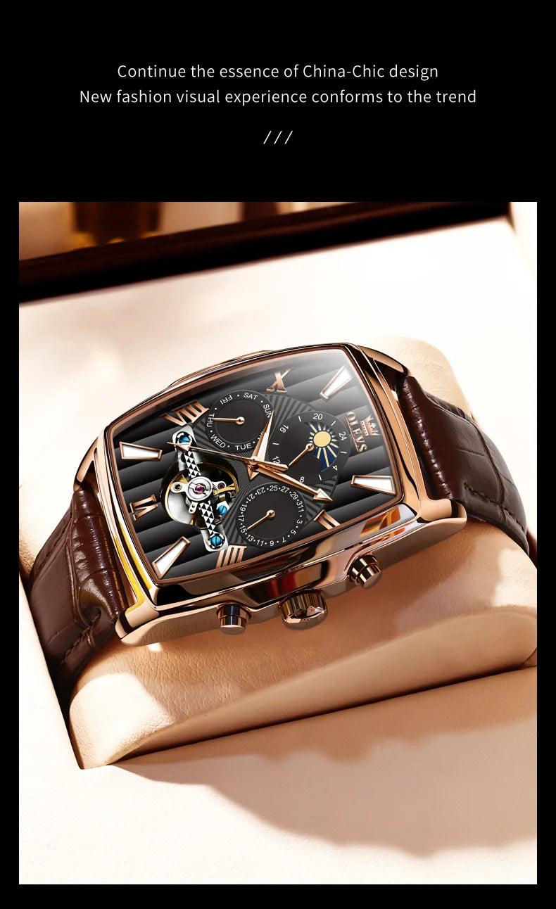 New OLEVS Mens Watches Automatic Mechanical Watch Multi Shop24