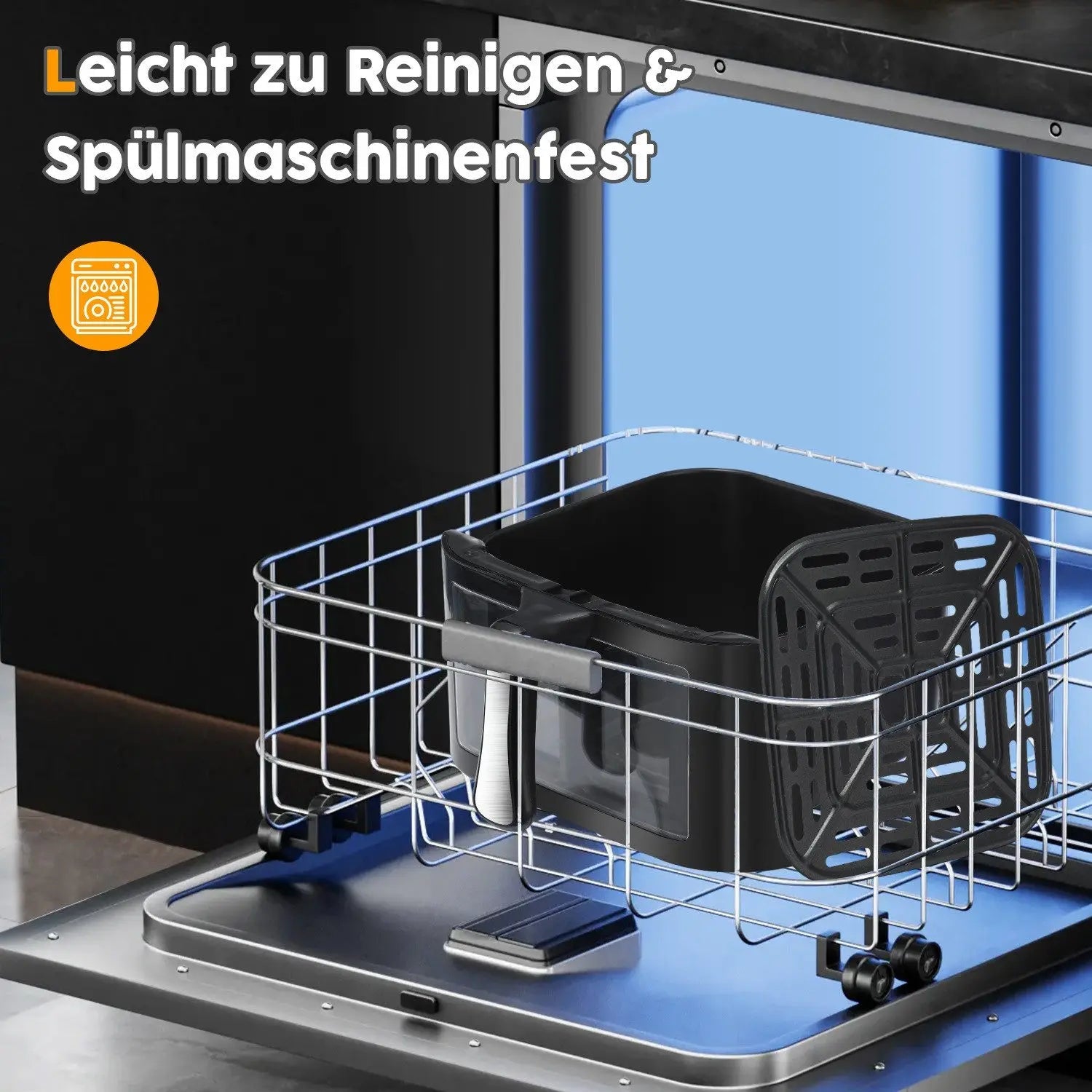 9L Digital Display Air Fryer Toaster Oven Combo with 6 Cooking Presets Oilless Cooker Multi Shop24